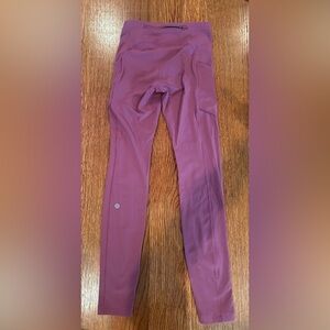 Lululemon Athletica Purple Leggings Full-Length Moisture-Wicking